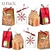 NIMU 12 Pack Premium Christmas Gift Bag with Special Design Reusable Craft Paper Boxes for Presents Candies Cookies Bundle Xmas Theme Gift Wrapping Bags Great Holiday Bulk Prime