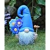Suoyi Funny Garden Gnome Statue,Outdoor Decor for Patio Deck Yard Garden Lawn Porch,Welcome Resin Gnomes Figurines…