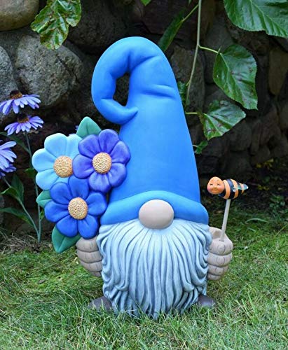 Suoyi Funny Garden Gnome Statue,Outdoor Decor for Patio Deck Yard Garden Lawn Porch,Welcome Resin Gnomes Figurines…
