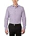 Kenneth Cole Unlisted Men's Slim Fit Check Spread Collar Dress Shirt