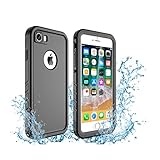 Oryxboost Waterproof Case for iPhone 8 and iPhone 7, Protective Full Body Rugged Shockproof Slim Case with Built-in Screen Protector, Support Wireless Charger