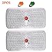 2 Pack 40Gram Silica Gel Desiccant Canister (Orange to Dark Green), Reusable Desiccant Dehumidifier for Closet, Car, Cabinet, Bag