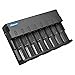 Foxnovo F08 8-Slots Li-ion Ni-MH Ni-CD Universal Intelligent Battery Charger with LED Indicators, 5V USB Output & US-Plug Power Adapter (Black)