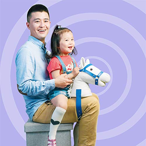 Wenasi Hobby Horse Pretend Plush Riding Toy Parent-child Interactive Companionship Riding Horse With Horse Sound - Thumbnail 3