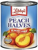 Libby's Peach Halves, Heavy Syrup, 29-Ounce Cans (Pack of 12)