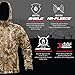Kryptek Vellus Jacket for Men's | 3-Point Adjustable Hood, Waterproof & Windproof, Insulated Thinsulate Platinum for Hunting, Highlander - M