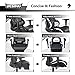DESINO Gaming Chair Racing Style High Back Computer Chair Swivel Ergonomic Executive Office Leather Chair Video Game Desk Chair with Footrest for Adults (White)