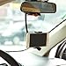 Rear View Mirror Car Mount Holder Swivel Cradle for Samsung Galaxy J3 J7 S8 S9 +, Note 8 9 - iPhone X XR XS 6S 7 8 Plus - Google Pixel 2 3 XL - LG G6 G7 ThinQ V35 V40 - ZTE - Moto Z - All Smartphones