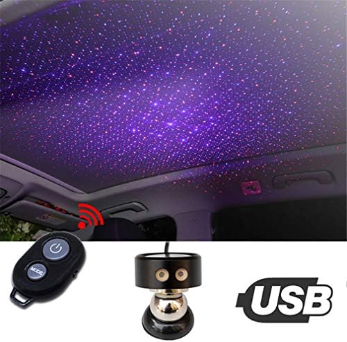 Usb車のスターライトプロジェクター 車の音声制御ledライトインテリアアンビエントライトロマンチック