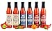 Thoughtfully Gifts, The Kicking Horse Dynamite Hot Sauce Gift Set, Includes: 2 Smoky Bourbon, 2 Garlic Herb, and 2 Whiskey Habanero, Set of 6, 3 Fluid Ounces Each