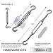 Windscreen4less Sun Shade Sail Hardware Kit - 6 Inches - Super Heavy Duty - for Triangle Sun Shade Sail