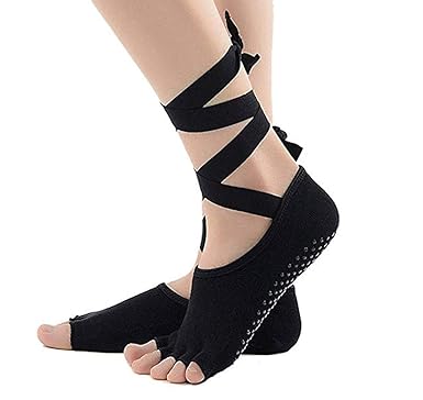 Calcetines Yoga Pilates Anti-deslizante para Mujeres con ...