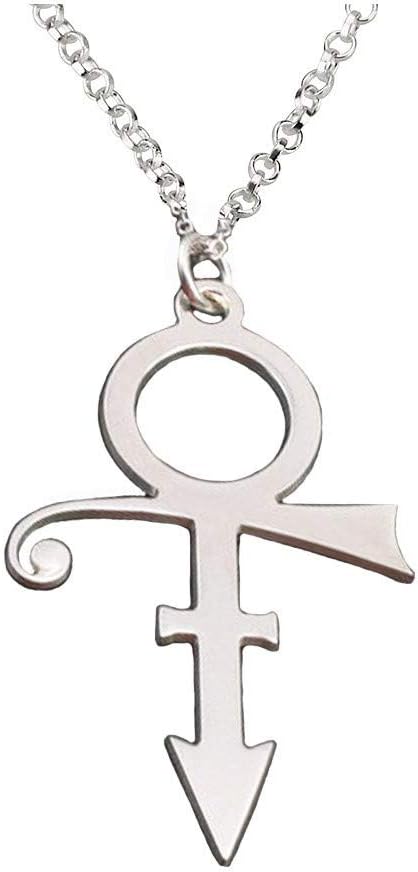 Lannmart 1PCS Little Prince Guitar Memorial Love Symbol Necklace Le Petit Prince Rogers Nelson Artist Singer Necklace for Women