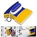 Yosoo Shape Double-Side Magnetic Glass Cleaner Wiper,with 2 Extra Cotton,for Window, Squeegee Washing Kit Equipment Household Cleaner