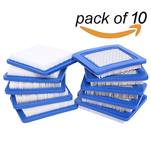 thumbnail image 2 of 10-Pack Air Filters For Briggs & Stratton 491588 / 491588s / 399959 – Lawn Mower Filters 2 of 5