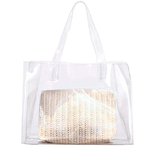 clear quilted crossbody bag