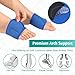 Bunion Corrector with Gel Arch Support, Three-Dimensional Pressure Orthopedic Bunion Splint Brace Big Toe Straightener and Small Toe Correction Strap for Hallux Valgus and Flat Foot Pain Relief