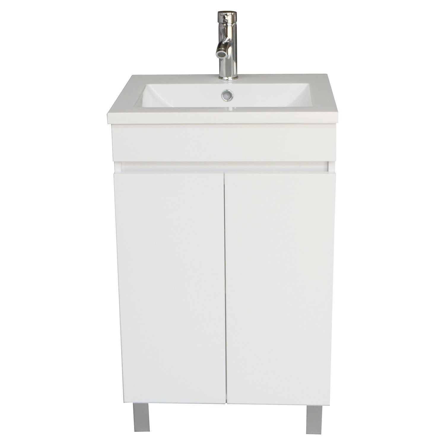 Sliverylake 20 Inch Free Standing Bathroom Vanity Cabinet With 2