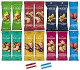Sahale Snacks All Natural Nut Blends Grab And Go Variety 7-Pack (1.5 oz x 14 CT Packs) with 2 x 2