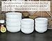 Lifver 12oz Porcelain Dessert Bowls/Cereal Bowl/Soup Bowl Set, Set of 6