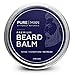 Pure | Man Beard & Mustache Balm/Wax/Butter/Oil/Leave in Conditioner - Thickens, Strengthens, Softens, Tames & Styles Facial Hair Growth - Best & 100% Natural - Soothes Itching