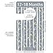 Baby Closet Size Dividers Plastic | Fits Large 2 Inch Rod - Nursery Clothes Organizer, Newborn to 24 Months Gender Neutral Infant Decor Girl or Boy, 7 Closet Labels