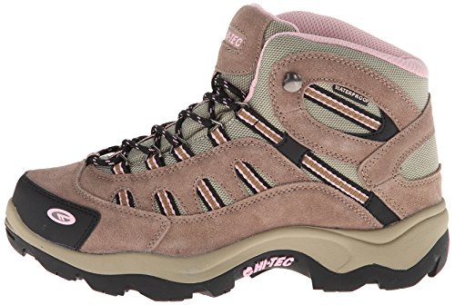 Hi-Tec Women's Bandera Mid Waterproof Hiking Boot,Taupe/Blush,10 M US