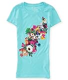 Aeropostale Women's Script Aero Logo Graphic T Shirt