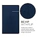 kwmobile Elegant synthetic leather case bookstyle for Sony Xperia Tablet Z3 Compact in dark blue