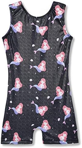 MYQFF Leotards for Toddler Girls Gymnastics Biketard Kids Child Dance Clothes Tumbling Gym Ballet Unitard for 2-9T