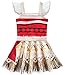WuFun Girl's Princess Moana Costume Digital Print Ballerina Style Dress(Multicolored, 140cm/7 Years)