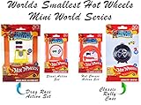Worlds Smallest Hot Wheels Mini World Drag Race Action Set with Classic Rally Case. Set Includes 3 Exclusive Hot Wheels Cars!