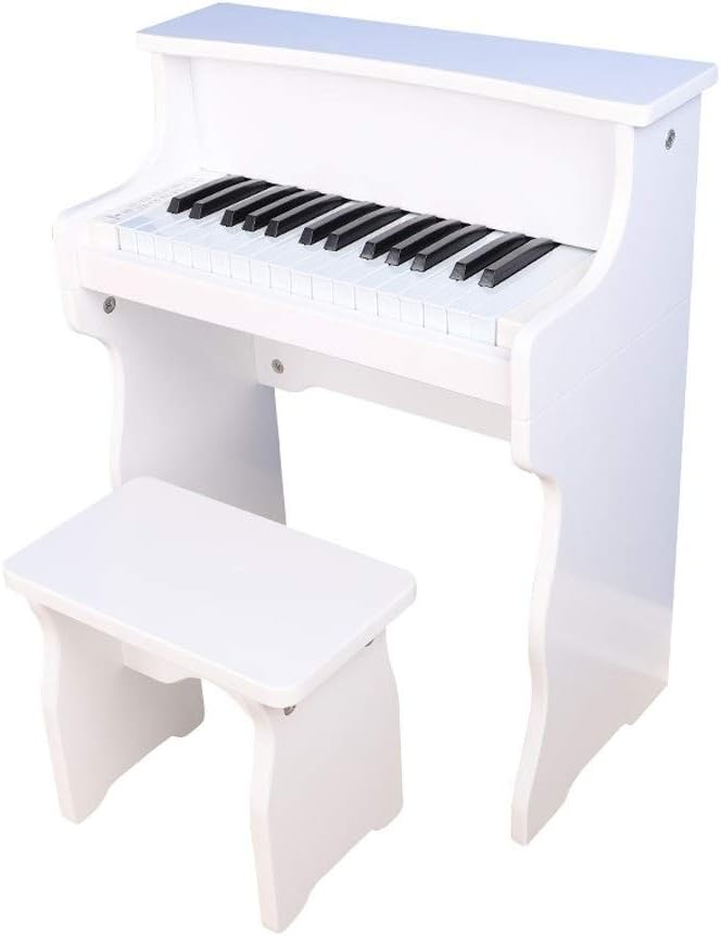 wooden musical toy piano