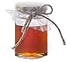 GoJars Hexagon Glass Jars 4oz Premium Food-grade. Mini Jars With Lids For Gifts, Wedding Favors, Honey, Jams And More. (12, 4oz)
