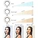 Ring Light with Flexible Tripod Stand & Cell Phone Holder Compatible with All Smart Phone,3 Light Modes Dimmable LED Camera Light for Selfie, YouTube Video,Makeup,Live Streaming