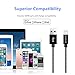 sharllen iPhone Cable 5Pack 3FT/6Foot/10Feet MFi Certified Nylon Braided Fast USB Charging&Syncing Charger Cord Wire Lightning Cable Compatible iPhone11/XS/Max/XR/X/8P/7Plus/6s P/6/6P/iPad/iPod Black