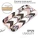 BAISRKE Shiny Rose Gold Wave Geometric Marble Case Slim Soft TPU Rubber Bumper Silicone Protective Phone Case Cover Compatible with iPhone XR 6.1 inch [Black]
