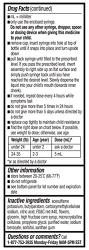 Wellness Basics Infants' Pain & Fever Relief Acetaminophen Liquid, Cherry, 2 Fluid Ounce - Thumbnail 3