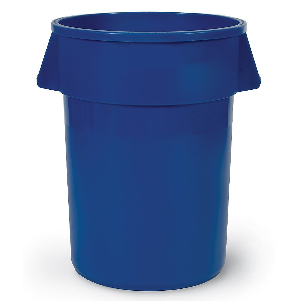 Food-Grade Waste Container, 20 gal, Bl