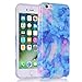 iPhone 6 6s Case, Light Blue Marble Creative Design, BAISRKE Slim Flexible Soft Silicone Bumper Shockproof Gel TPU Rubber Glossy Skin Cover Case for Apple iPhone 6 6s 4.7 inch