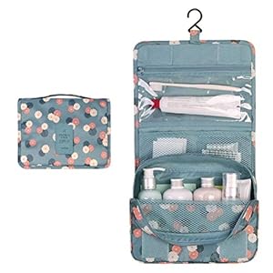 V3HOUSE Multi Functional Travel Organizer Accessory Toiletry Cosmetics Bag Makeup Or Shaving Kit Pouch for Men and Women