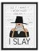 I Slay - Lyric Poster Formation, Beyhive gift, Formation Poster, Pop Art, Wall Decor, Giclee Art,