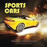 Sports Cars Mini Wall Calendar 2018: 16 Month Calendar by Paul Jenson