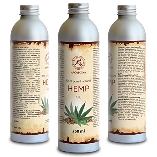 Hemp Oil 250ml - 100% Natural & Pure Cold Pressed Carrier Oil - Used for Skin Care - Haircare - Massage - Cosmetics - Oils Hemp - Image 7