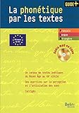 Phonetique par les textes + cd (Dutch Edition) by