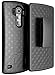 E LV LG G4 Case Full Body Protection Belt Clip - Case Cover for LG G4 with 1 Microfiber Cleaning Cloth - Black