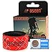 BSEEN LED Armband, 2ed Generation LED Slap Bracelets, Patented Heat Sealed Glow in The Dark Water/Sweat Resistant Glowing Sports Wristbands for Running, Cycling, Hiking, Jogging (Red-DesignⅠ)