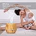 Paxamo Diffuser for Essential Oils, Ultrosonic Diffuser 300ml Room Atomizer/Aroma Humidifier/Natural Oil Diffusing -for Home, Large Room, Spa
