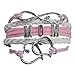 Infinity Collection Mom Bracelet for Women – Pink and White Multi-Strand Love and Heart Charm Jewelry – Adjustable Gift for Mother, New Mom, or First Mothers Day