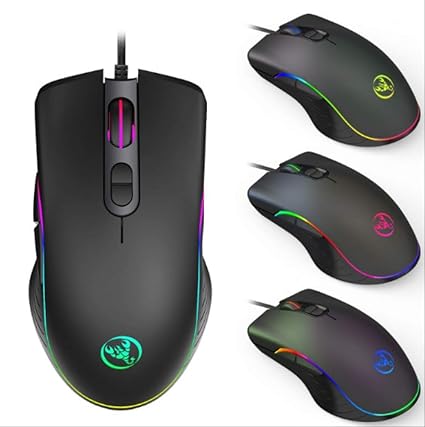 Mouse Da Gioco Con Cavo Rgb Regolabile In Quattro Velocita Fino A 6400 Dp Le Prestazioni Sono Piu Precise Che Mai Amazon It Elettronica